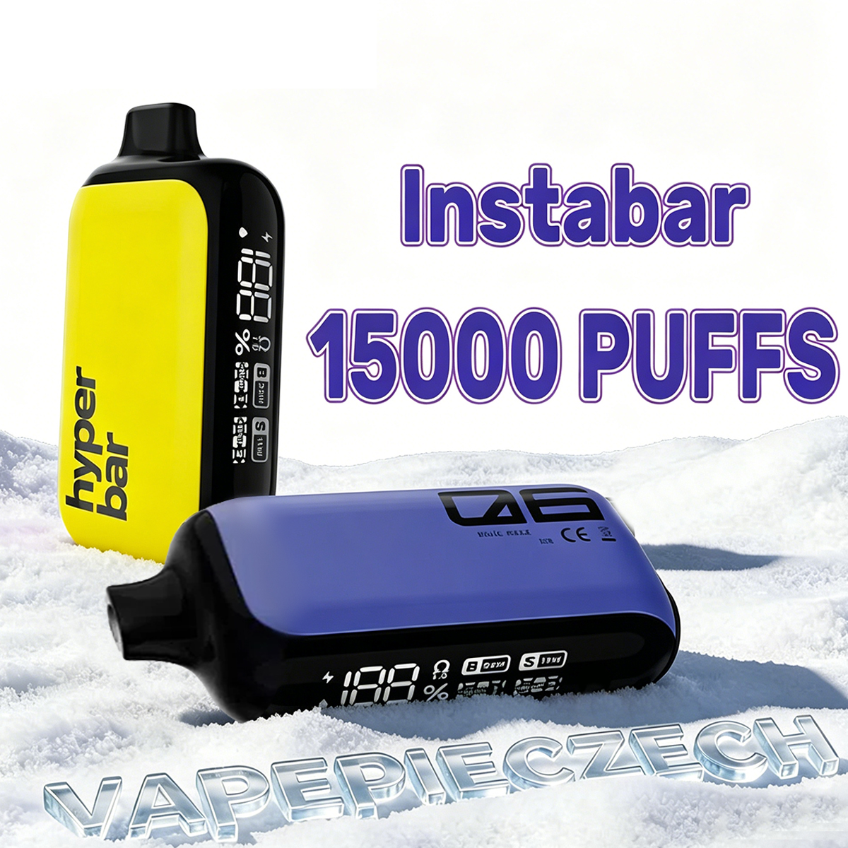 🌟 Jarní speciál 🎶 INSTABAR Hyperbar PX15000 PUFFS — Nejžhavější volba v České republice!🌟