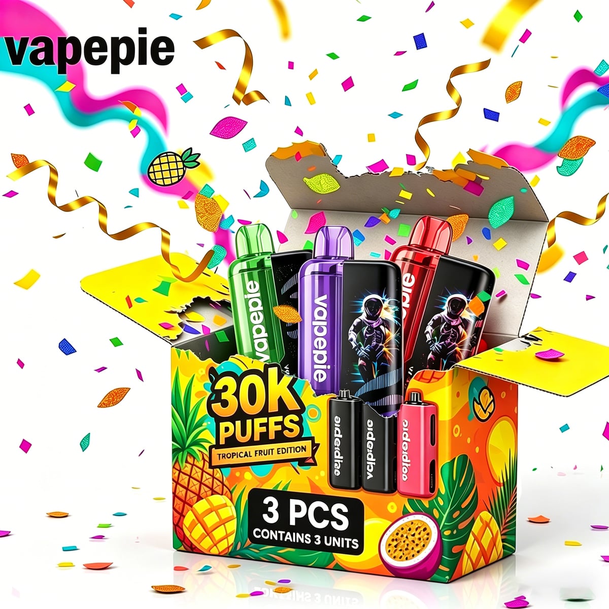 🎁 Tajemná krabička Vapepie 🎁 Jeden z pěti prémiových modelů (70K / 45K / 40K / 35K / 30K) za výjimečnou cenu!