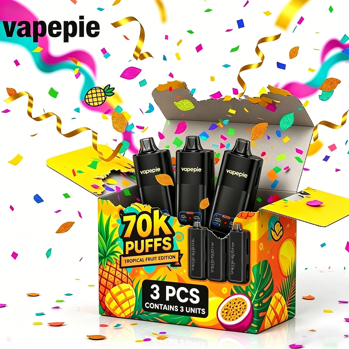 🎁 Tajemná krabička Vapepie 🎁 Jeden z pěti prémiových modelů (70K / 45K / 40K / 35K / 30K) za výjimečnou cenu!