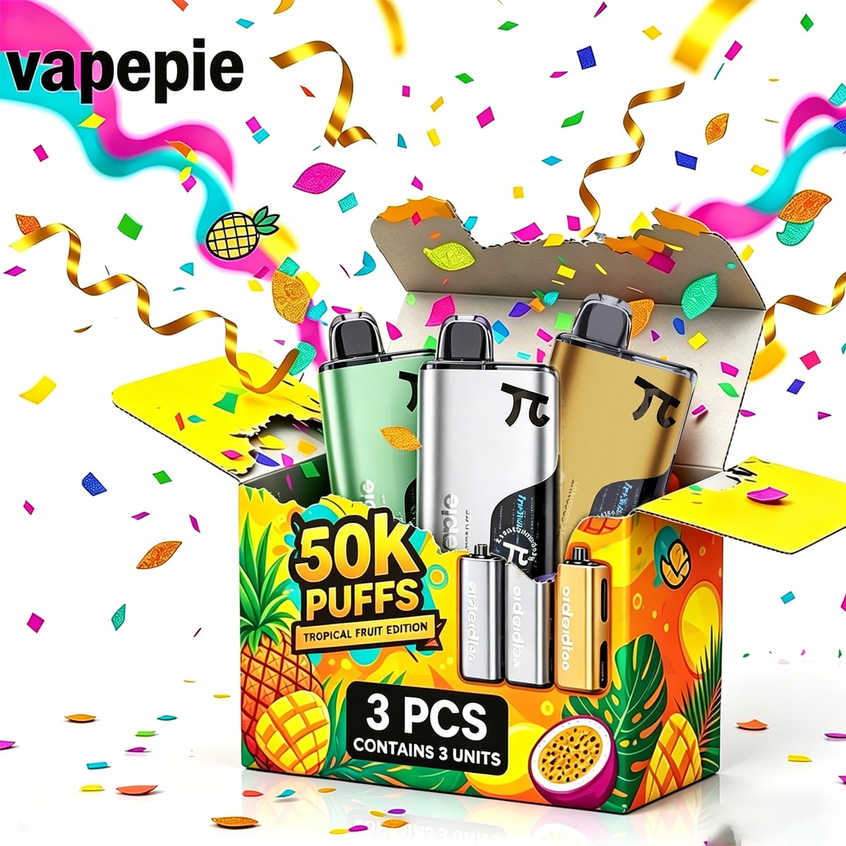 🎁 Tajemná krabička Vapepie 🎁 Jeden z pěti prémiových modelů (70K /  50K  / 45K / 40K / 35K / 30K) za výjimečnou cenu!