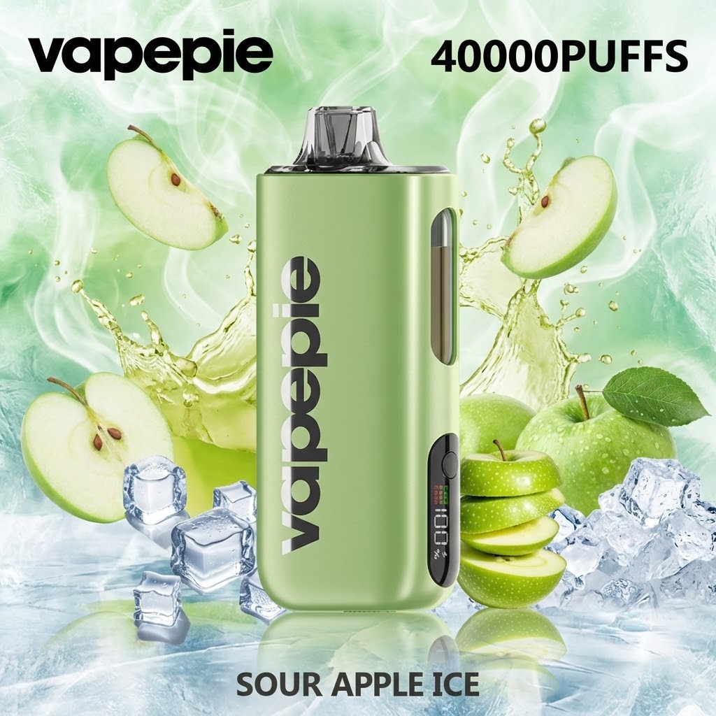 🔥Vapepie Max 40000 Kyselé Jablko Led