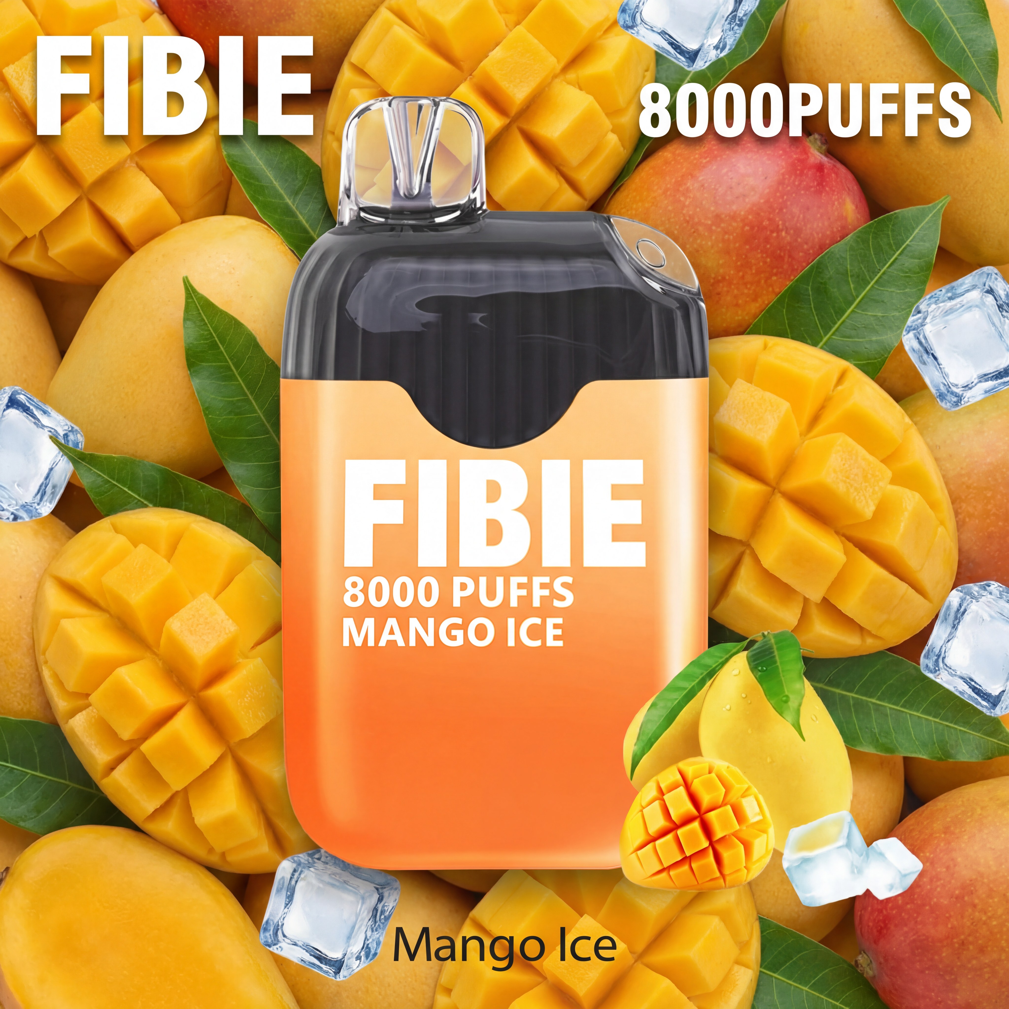 🔥FIBIE 8000 PUFFS Mangový led