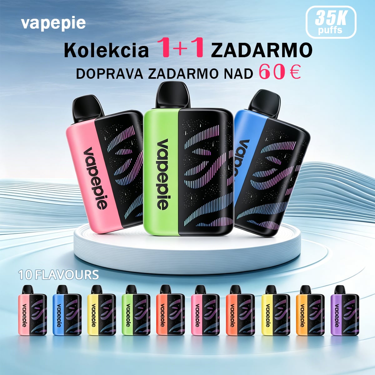 🎶 Kúpte 1, získajte 1 zadarmo🎶 VAPEPIE Max 35000 – Najobľúbenejšia voľba na Slovensku! 🏆