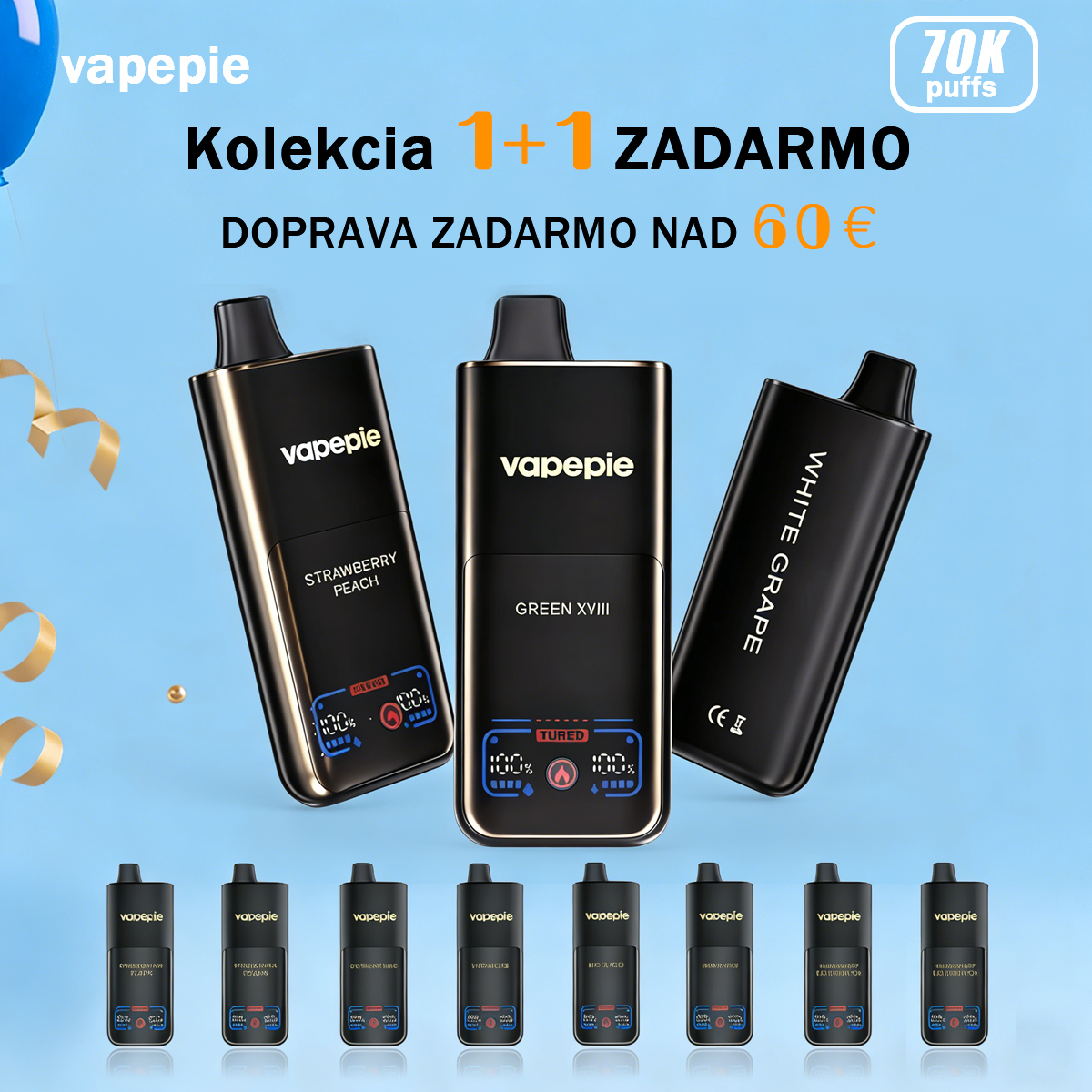 🎶 Kúpte 1, získajte 1 zadarmo🎶 VAPEPIE Max 70000 – Najobľúbenejšia voľba na Slovensku! 🏆