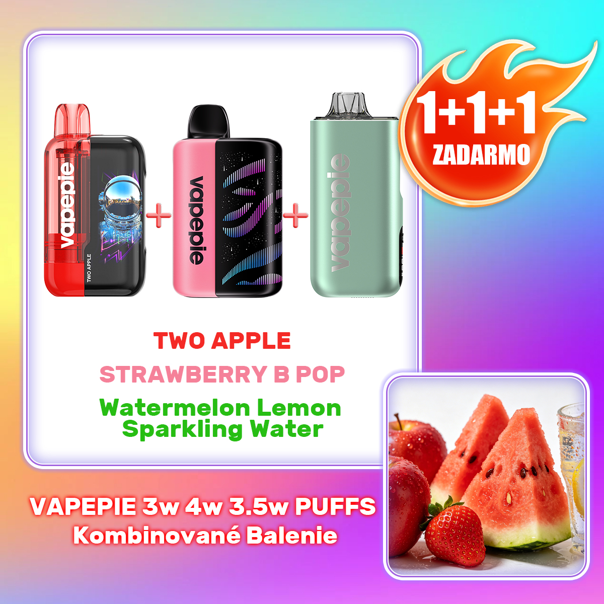 VAPEPIE 30000 | 35000 | 40000 PUFFS | Kombinované Balenie