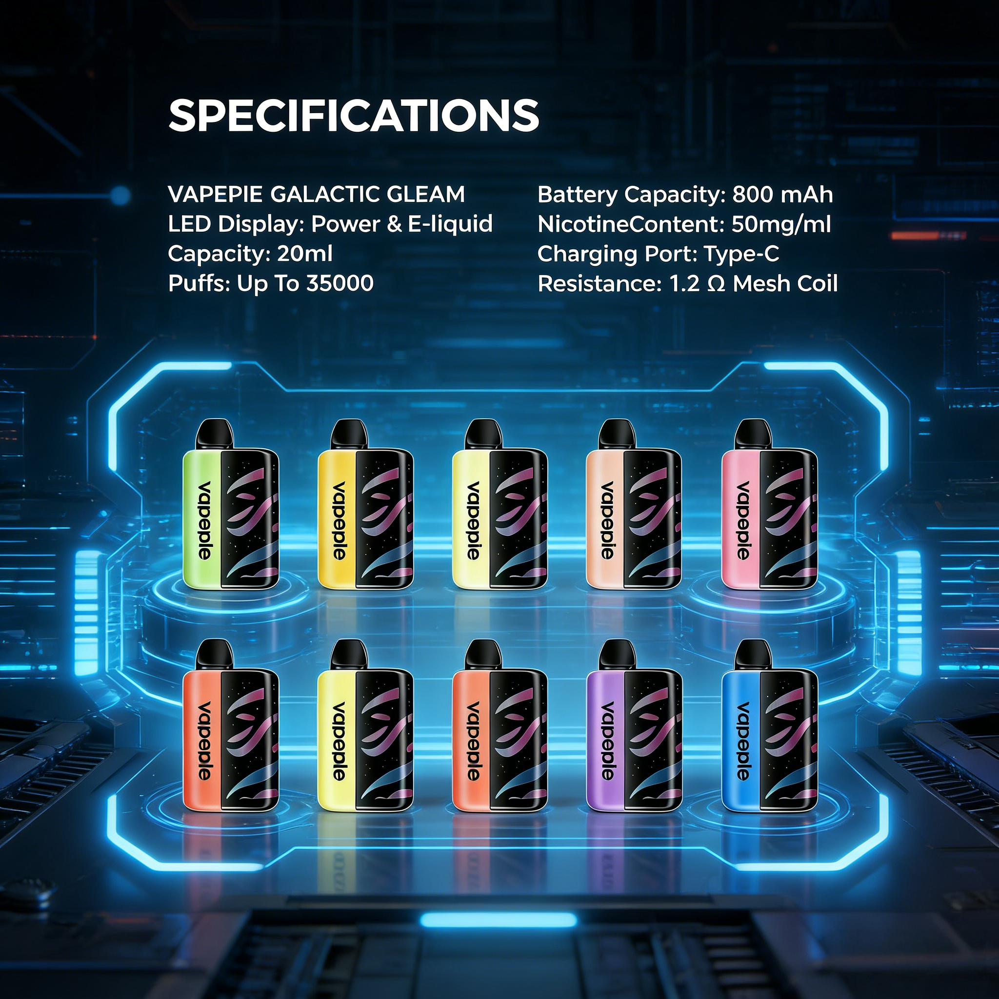 VAPEPIE 30000 | 35000 | 40000 PUFFS | Kombinované Balenie