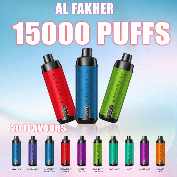 AL FAKHER 15000 PUFFS – Dłuższa przyjemność z każdego zaciągnięcia