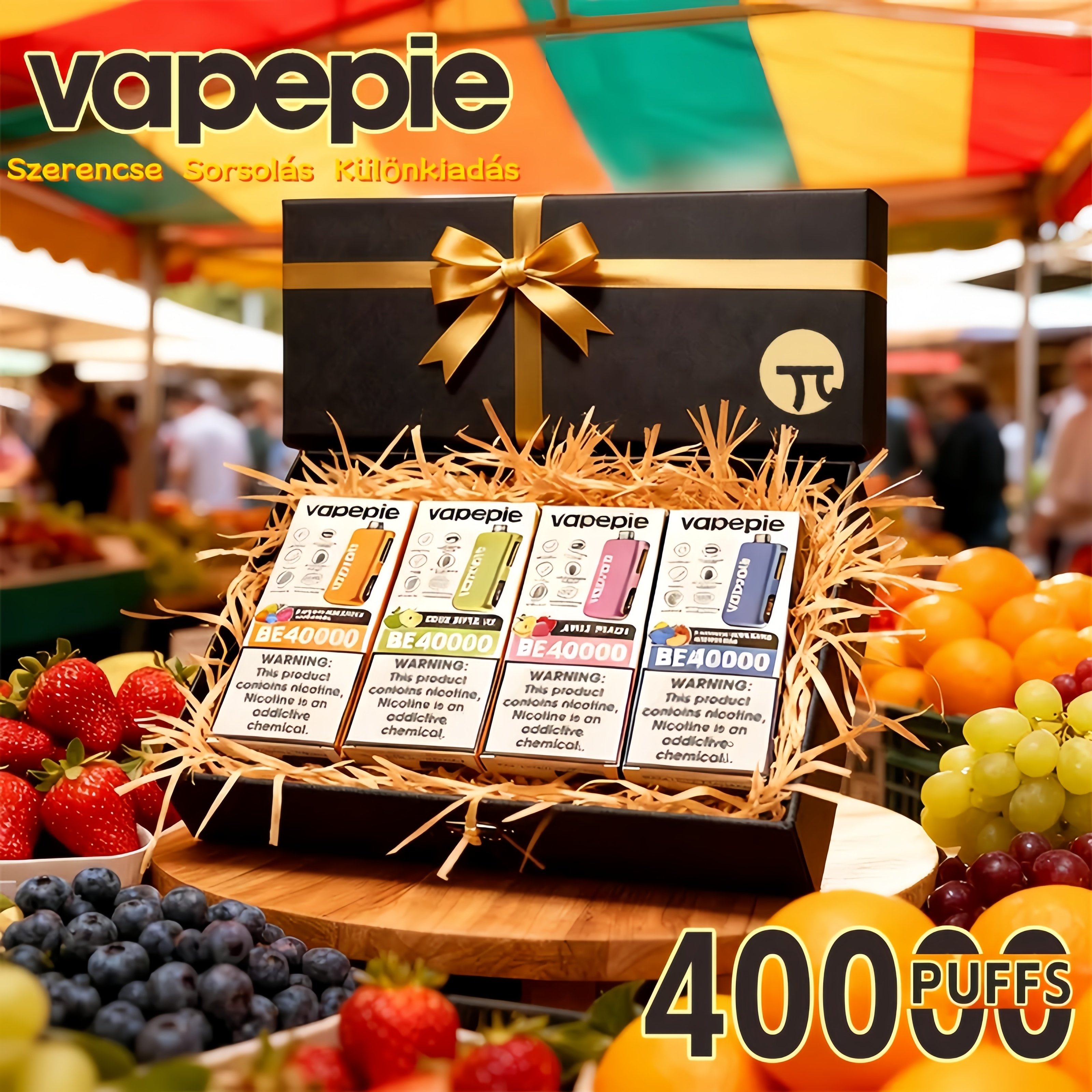 Teljesen új fejlesztés| VAPEPIE PRO 40000 PUFFS |Szerencse Sorsolás Különkiadás