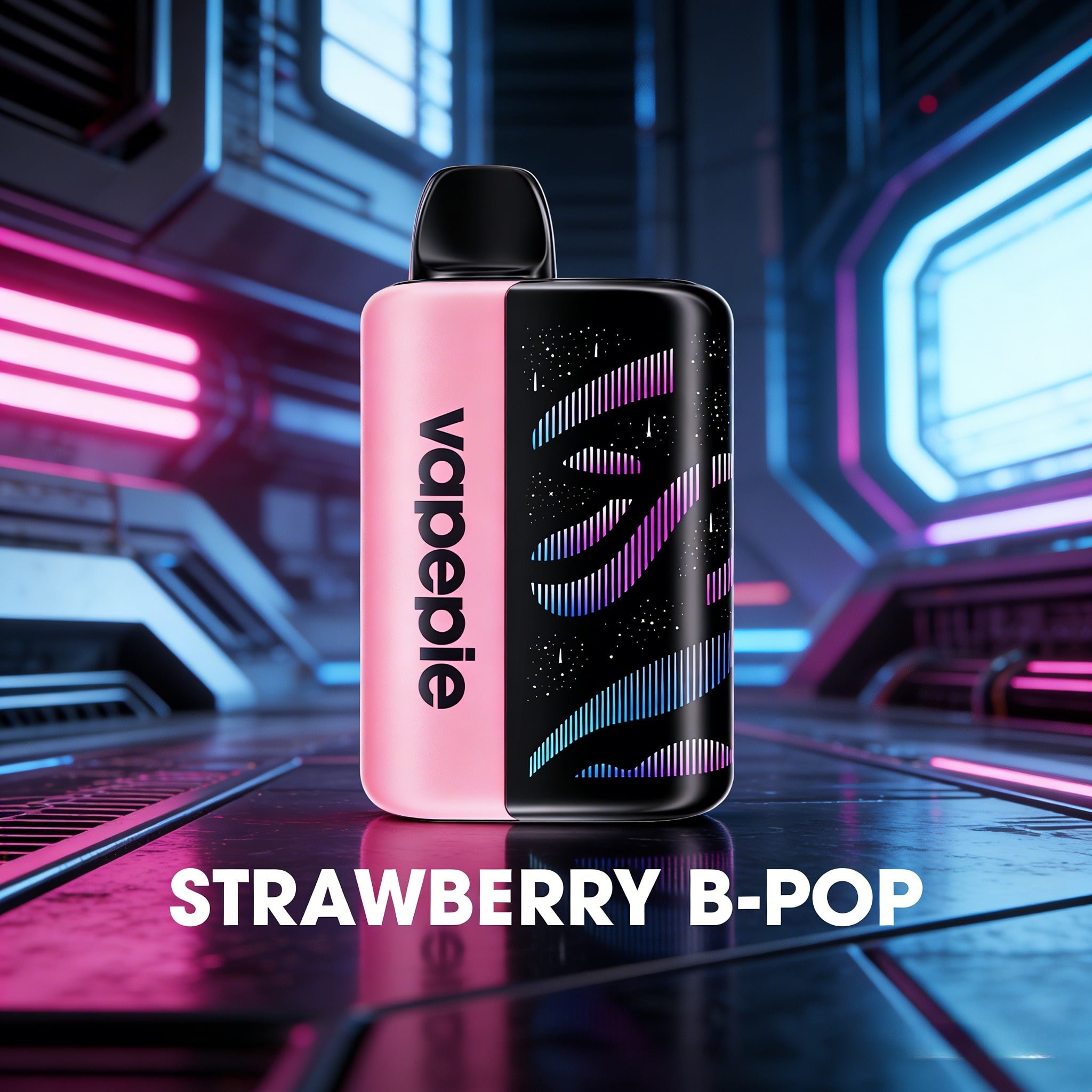 Strawberry B-Pop | 35000 Puffs Rechargeable Disposable Vape