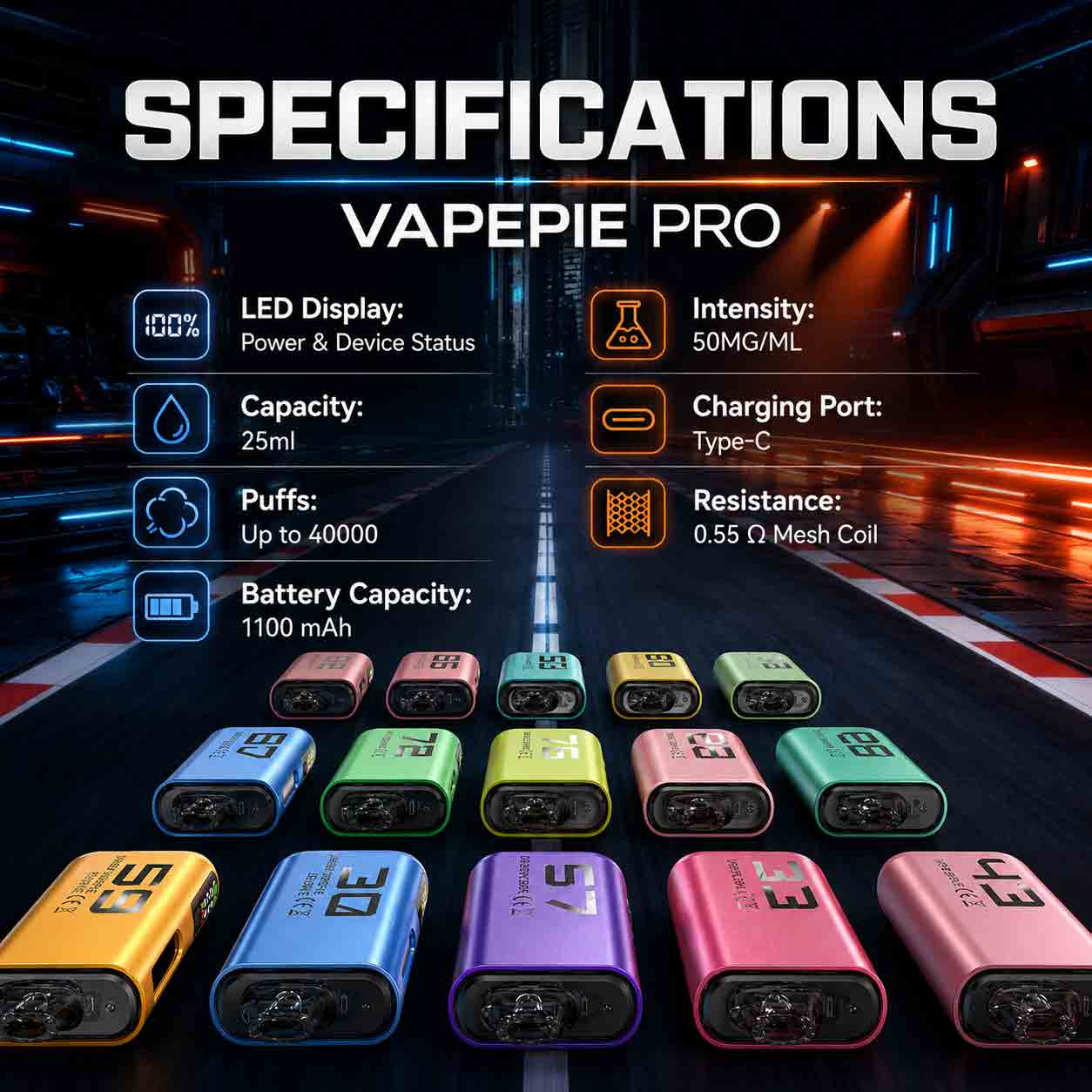 PRO 3-Pack – 3 x 40,000 Puffs