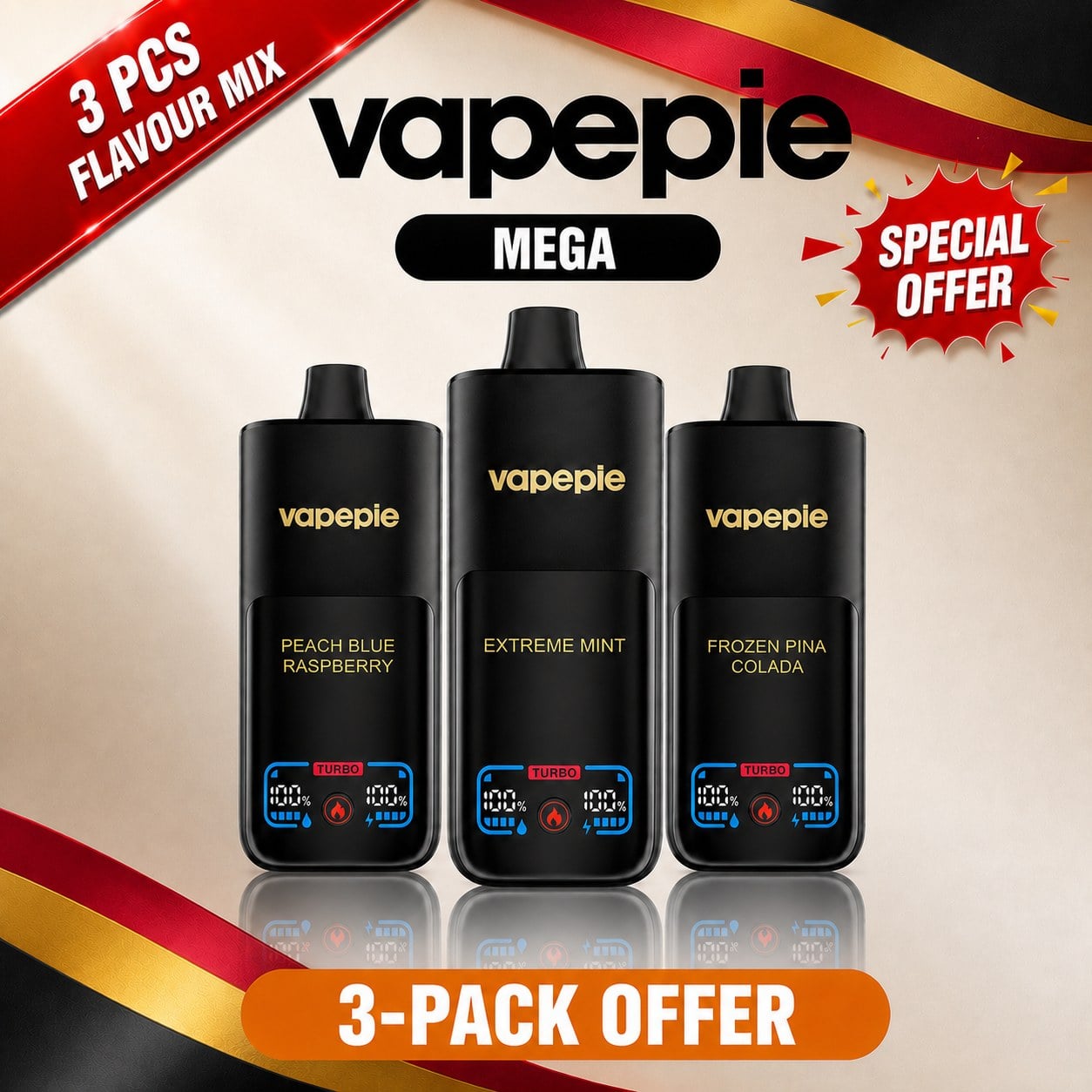 MEGA 3-Pack – 3 x 70,000 Puffs