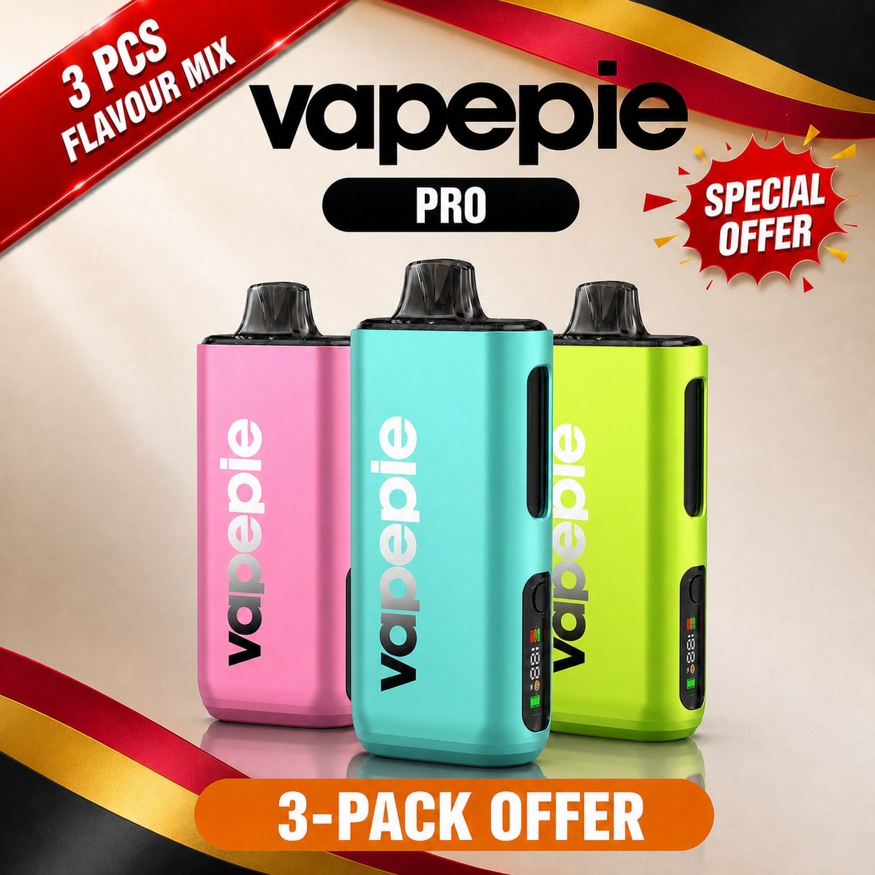 PRO 3-Pack – 3 x 40,000 Puffs