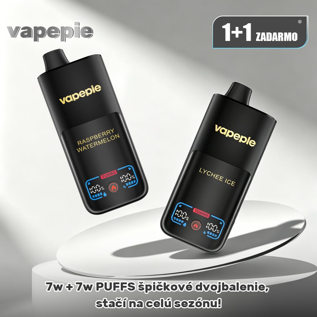 Akcia 1+1 ZADARMO! 70 000 + 70 000 Puff | Špičková výdrž v dvojbalení