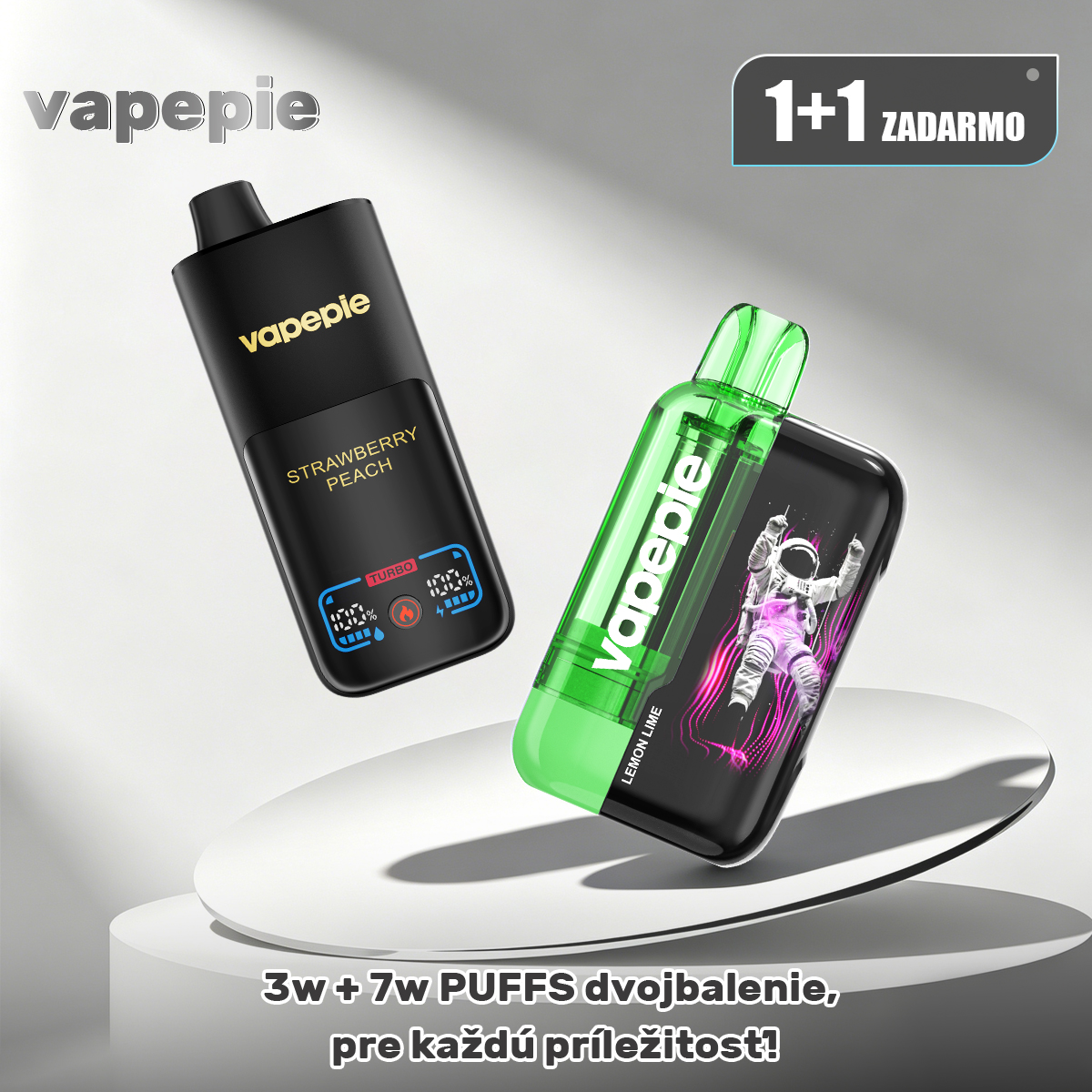 Akcia 1+1 ZADARMO! 30 000 + 70 000 Puff | Dvojbalenie na dlhú dobu