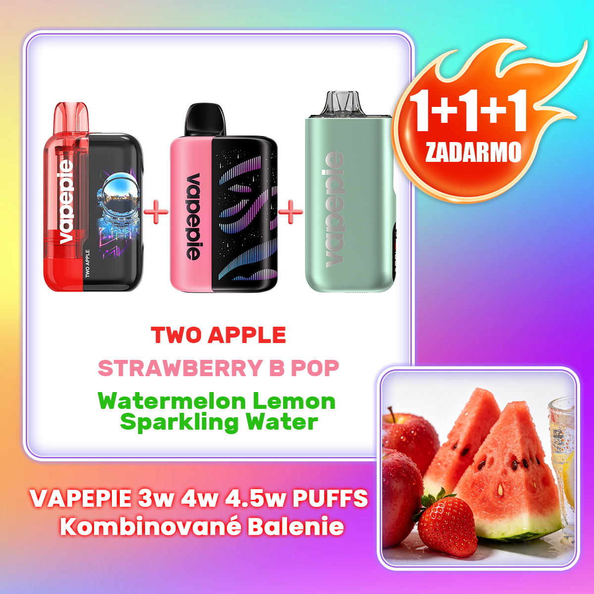 VAPEPIE 30000 | 40000 | 45000 PUFFS | Kombinované Balenie