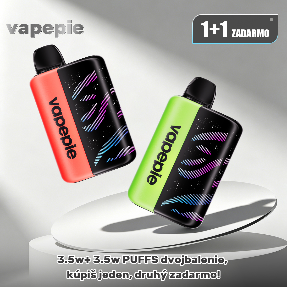 Akcia 1+1 ZADARMO! 35 000 + 35 000 Puff | Dvojbalenie najlepšej hodnoty