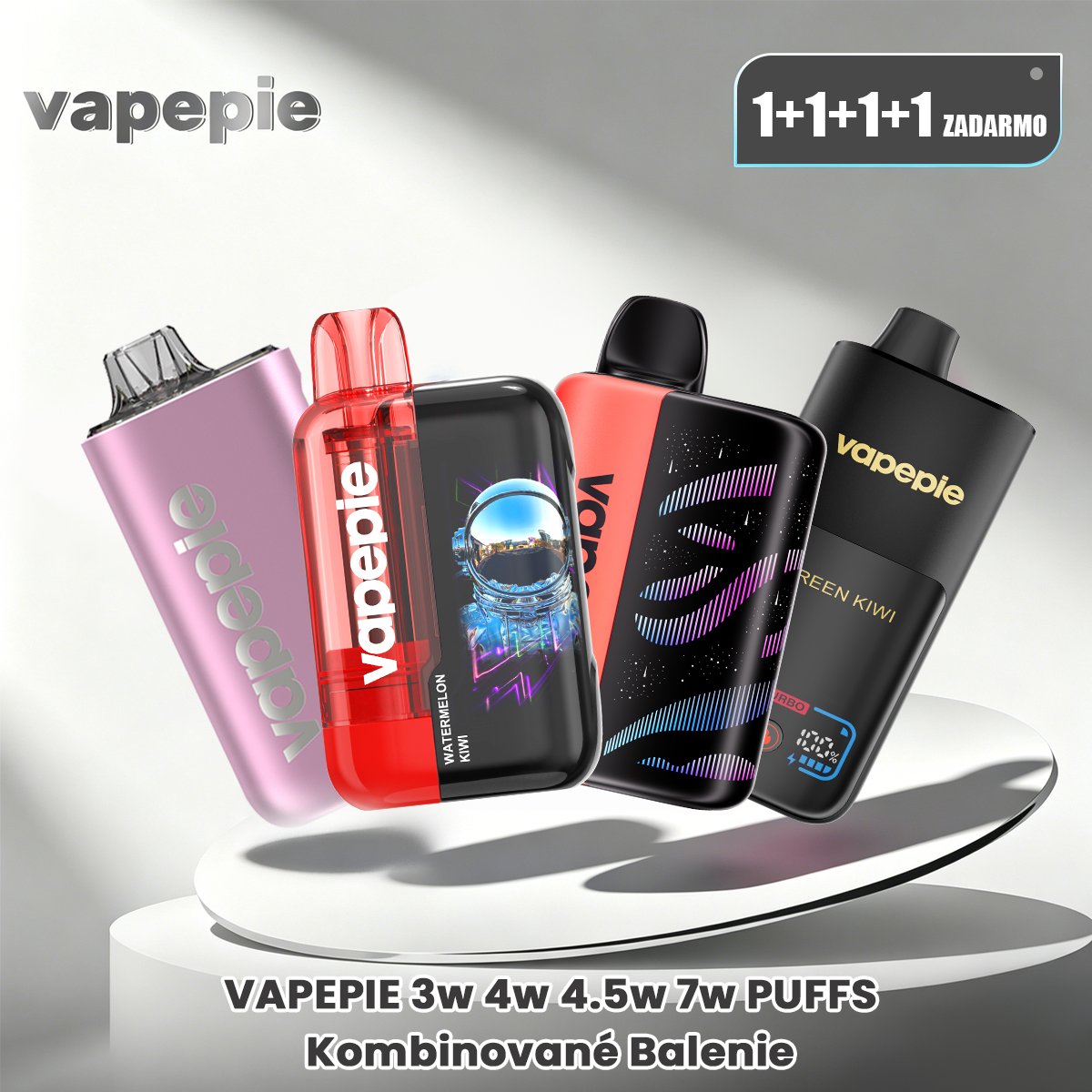 VAPEPIE 30000 | 40000 | 45000  | 70000 PUFFS | Kombinované Balenie