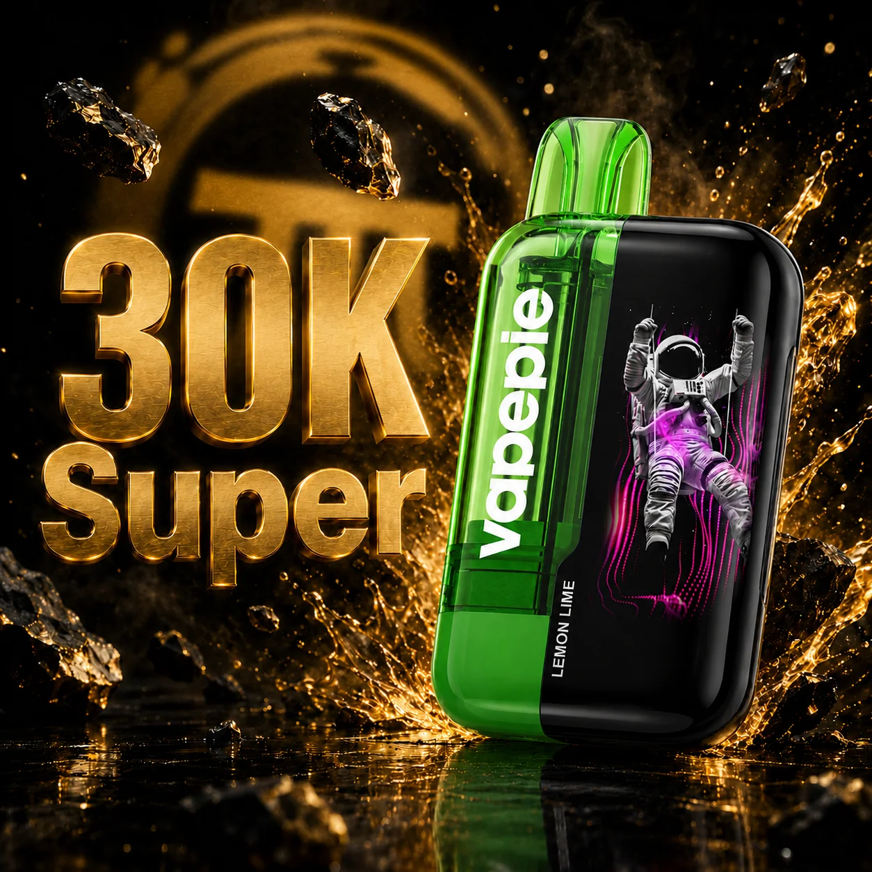 Vapepie Super 30.000 trekjes（0.5% nicotinegehalte）