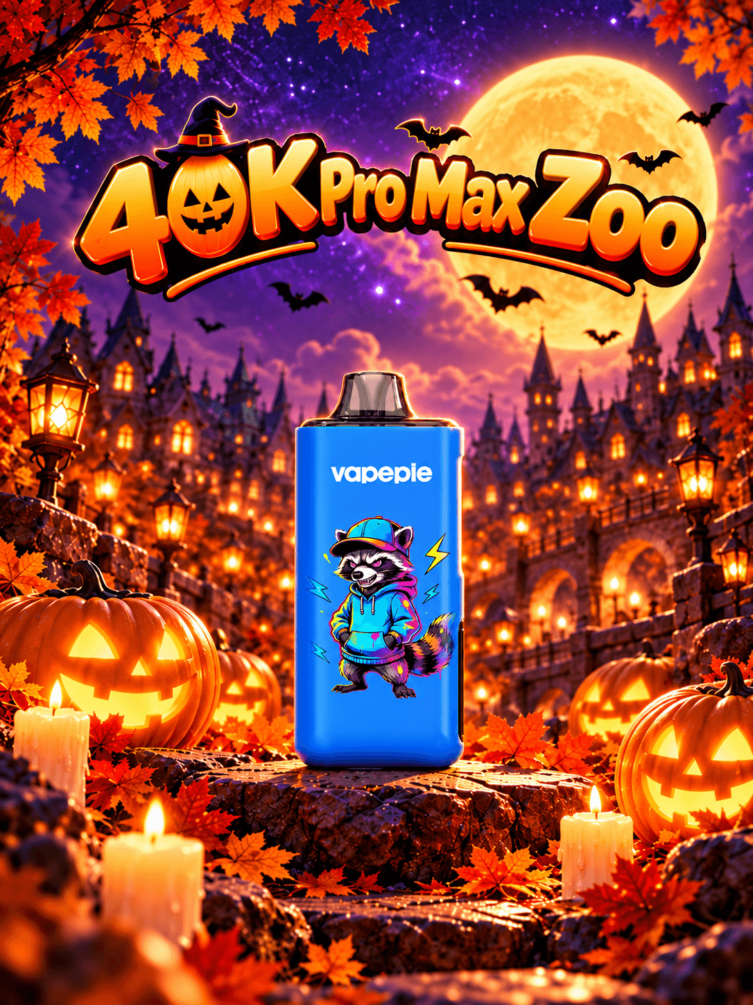 Vapepie Pro Max Zoo 40000 trekjes（5% nicotinegehalte）