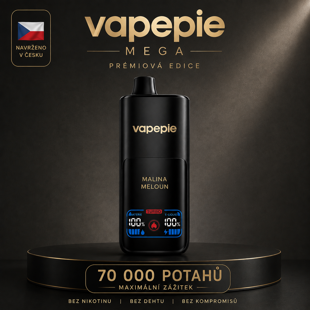 VAPEPIE Mega 70000 PUFFS-Kupte si více, získejte více zdarma