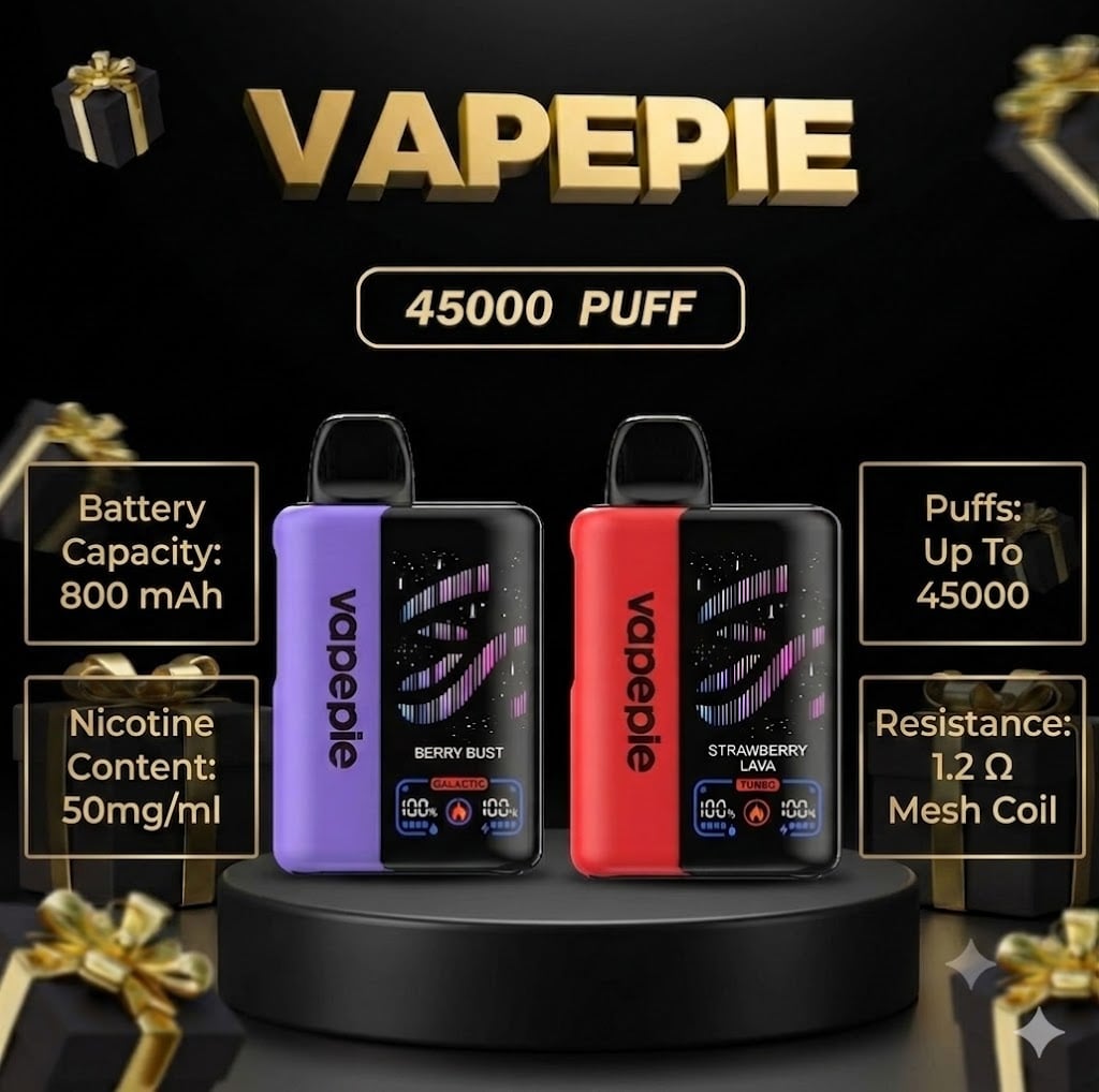 🌌VAPEPIE Galactic Gleam – 45000 PUFFS Galaktický design, dlouhotrvající požitek💨