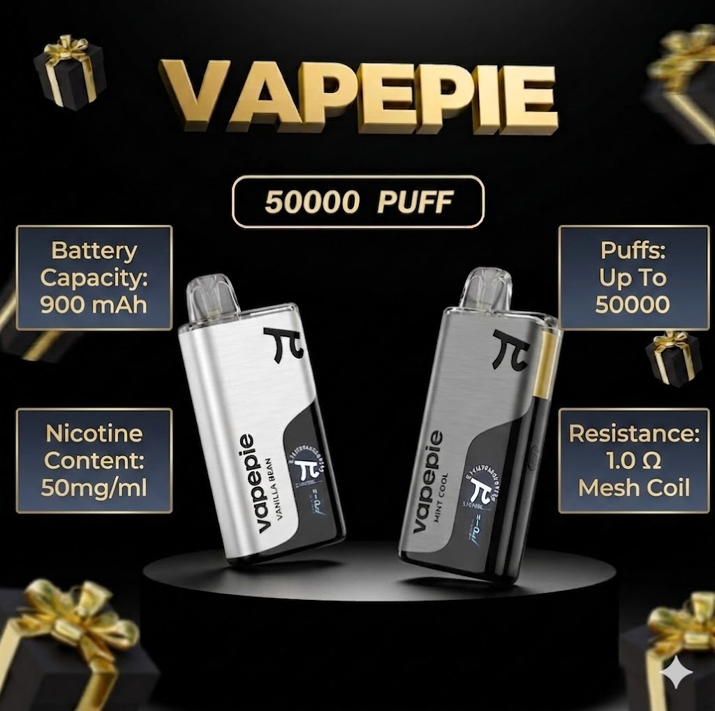 VAPEPIE MATRIX 50000 potahů | Prémiové kovové tělo a luxusní textura