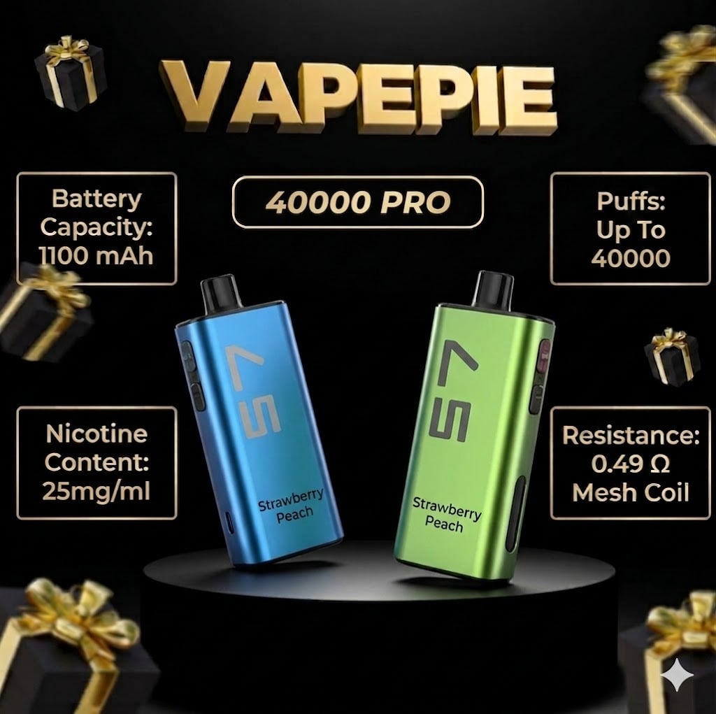 ✨VAPEPIE Max 40000 PRO – Zbrusu nový, vylepšený model pro rok 2026🏆