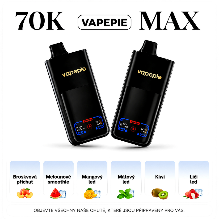VAPEPIE Mega 70000 PUFFS-Kupte si více, získejte více zdarma