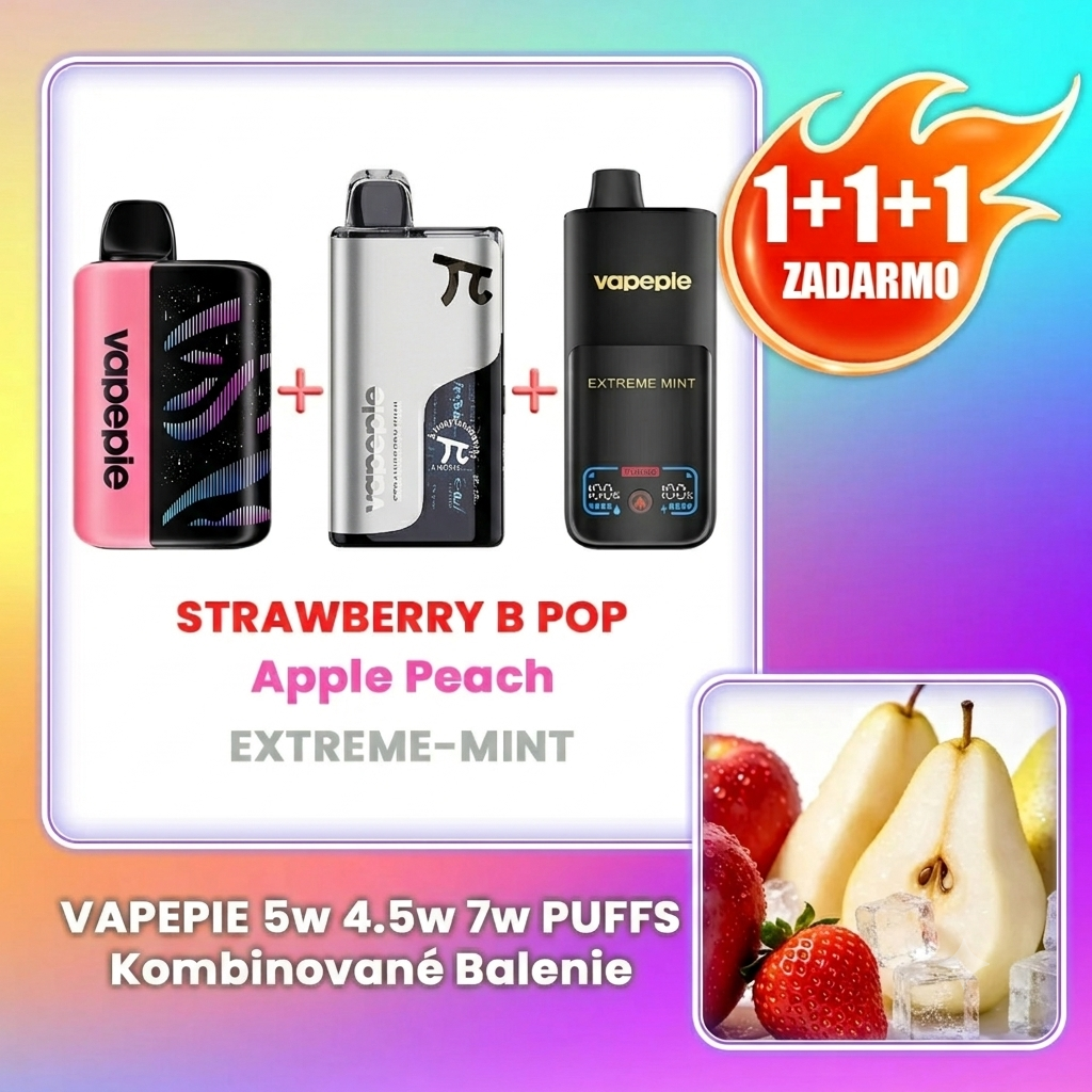 🎁 Top Pack (3 ks) · 165 000 PUFFS · Nová kolekcia 2026 ✨