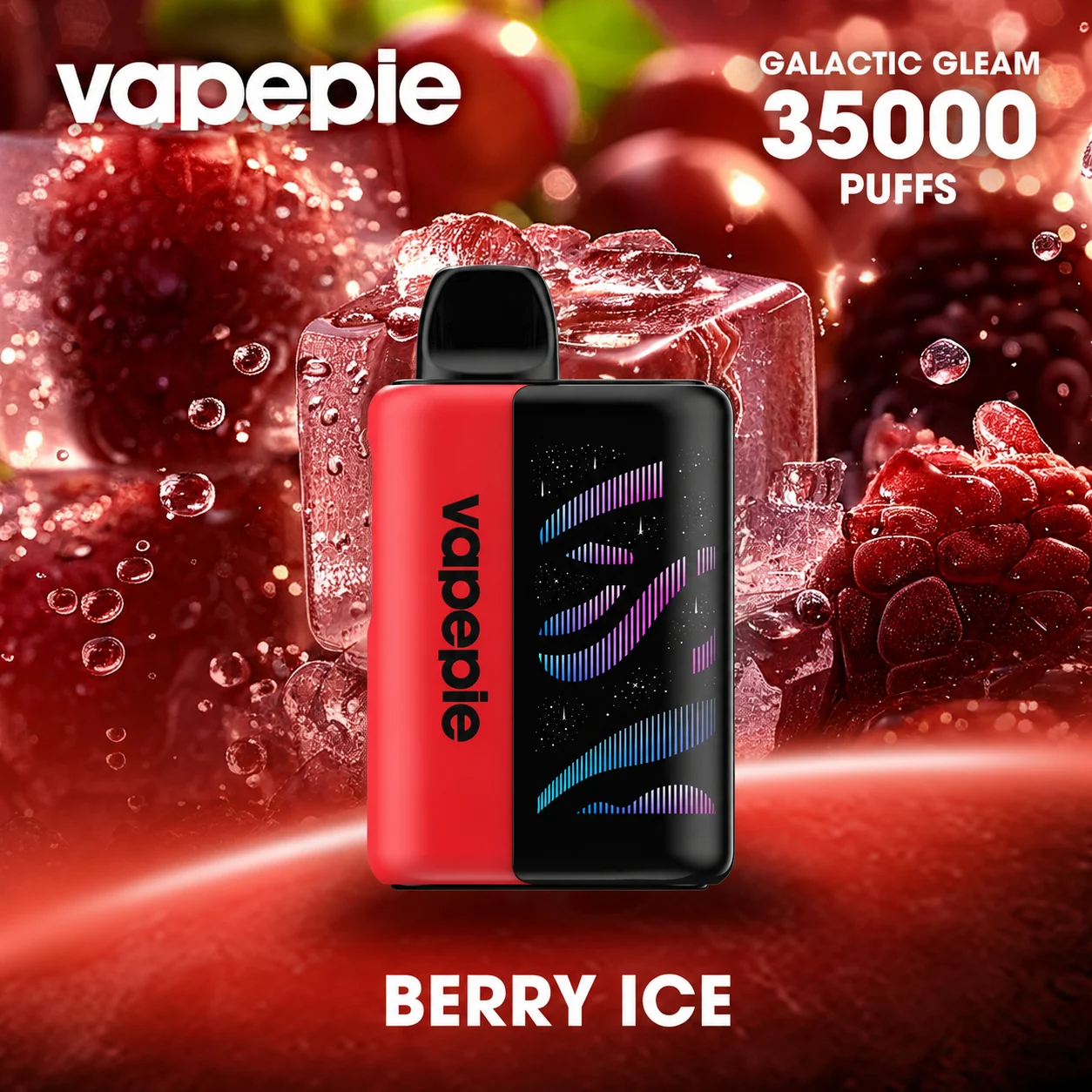 💥2ks🔥VAPEPIE GALACTIC GLEAM 35000 PUFFS🌌
