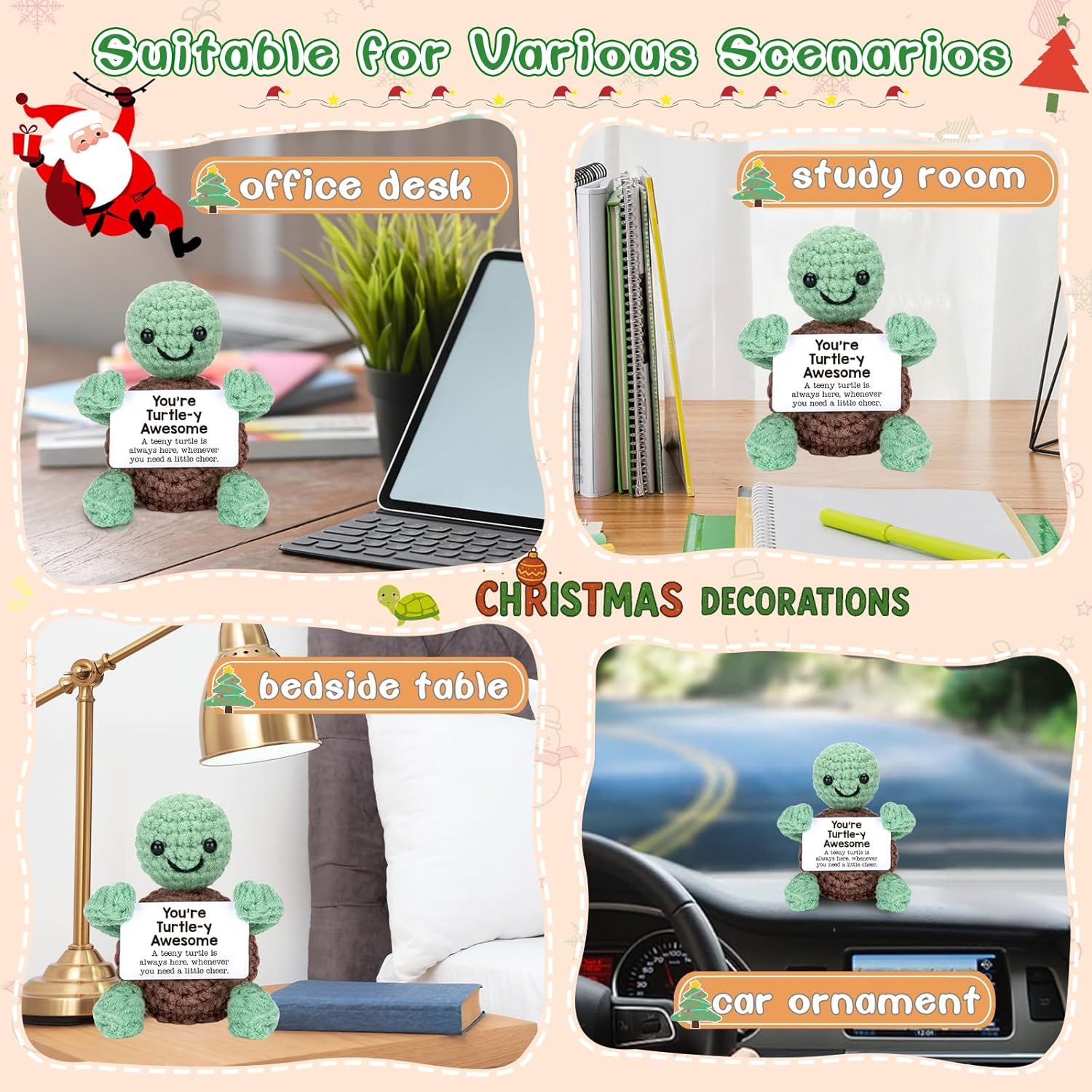 Handmade Inspirational Crochet Dolls – Mini Positive Energy Gifts for Christmas & Birthdays