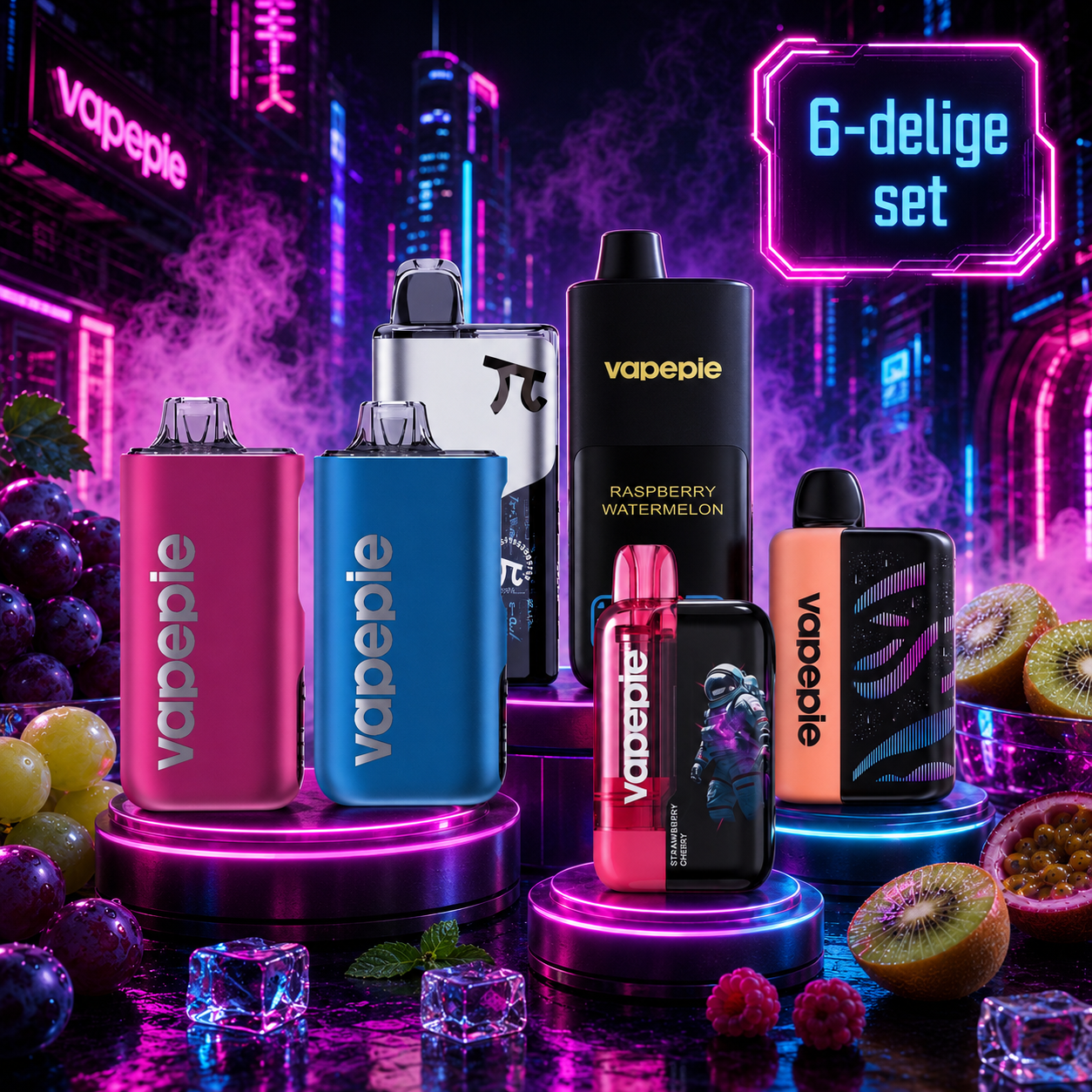 Vapepie Favorieten 6-Pack