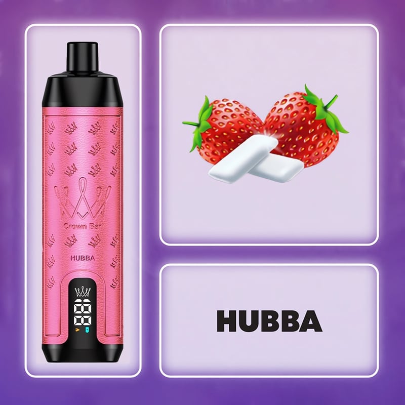 💥Akcia 1+1 ZADARMO!🔥AL FAKHER 12000 PUFFS Crown Bar - HUBBA