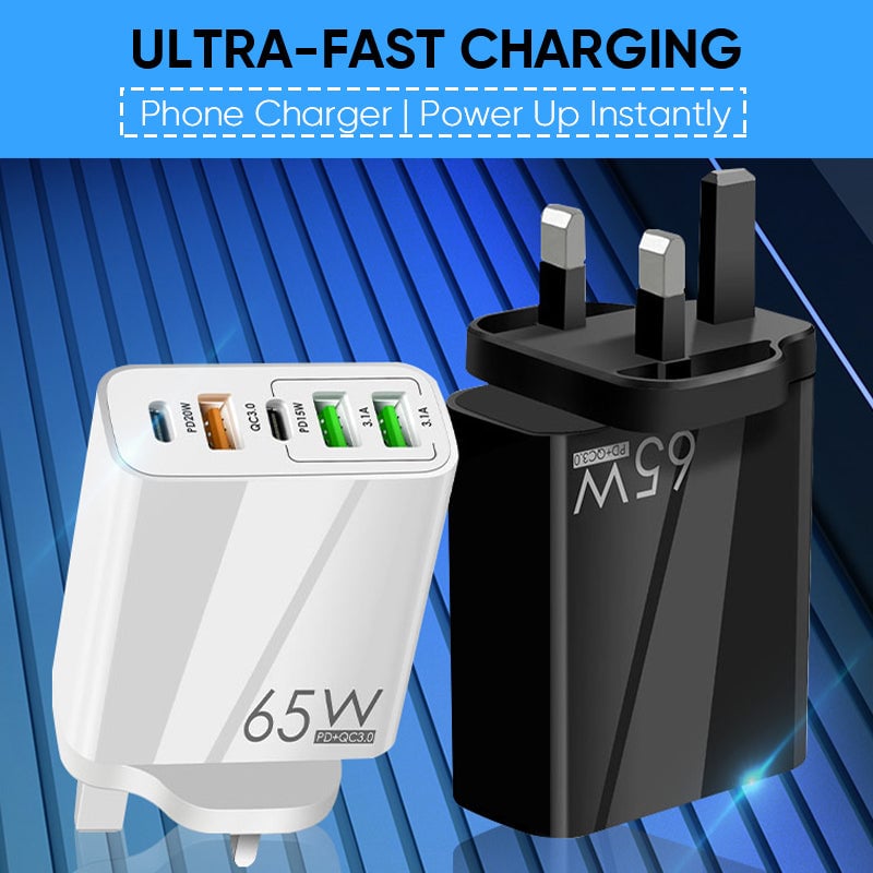 ✨Multi Port Adaptor 65W Fast Charger - US Standard