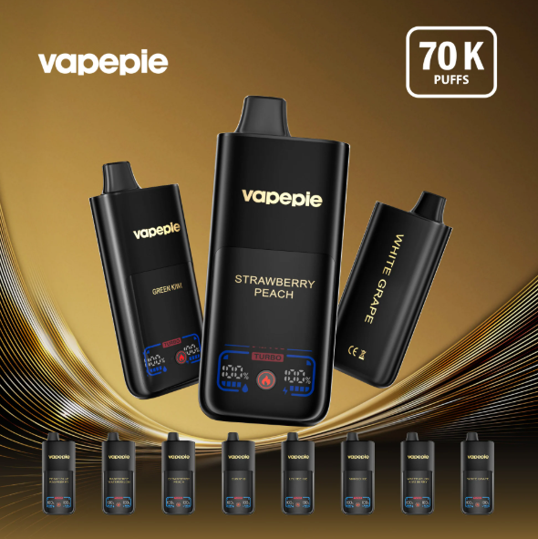VAPEPIE Mega 70000 bouffées - vapeur massive et performance longue durée