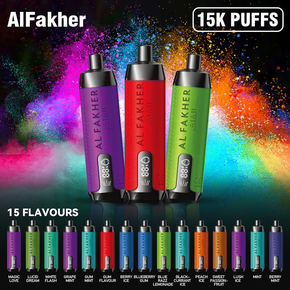 LUCID DREAM🔥 AL FAKHER 15000 Puff – S integrovanými efektmi hookah! Zažite skutočný zážitok ako z tradičnej hookah!