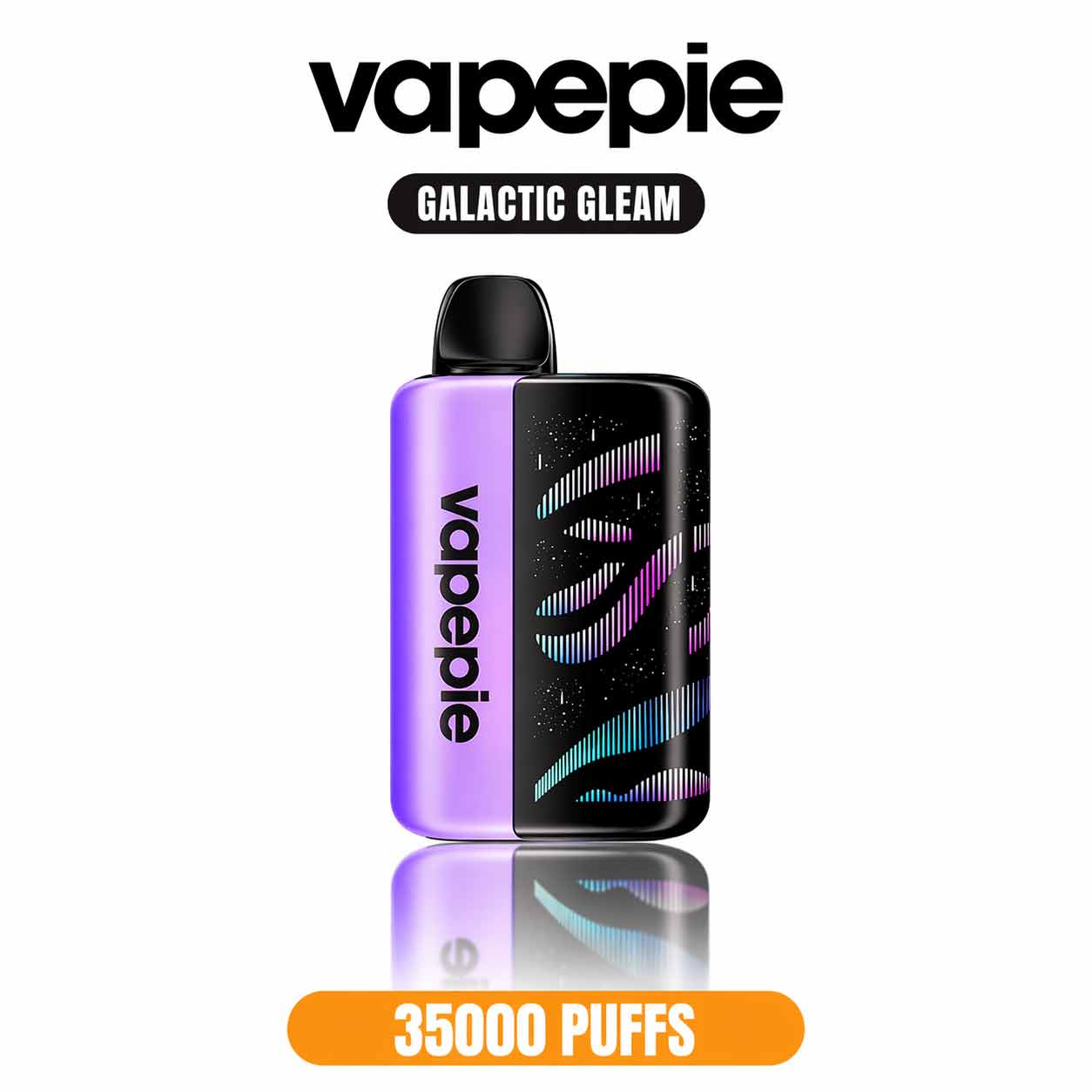 Vapepie 35000 Galactic Gleam - Appelsin Slik