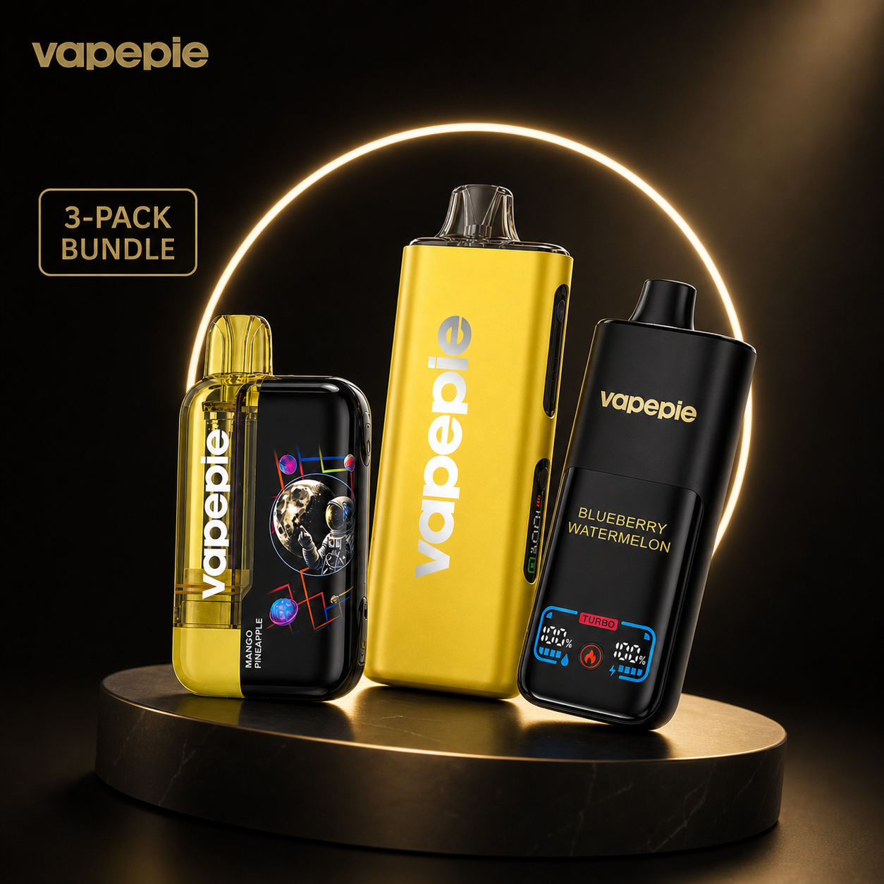 vapepie 3w+4w+7w - 3stuks - Vrije coordinatie