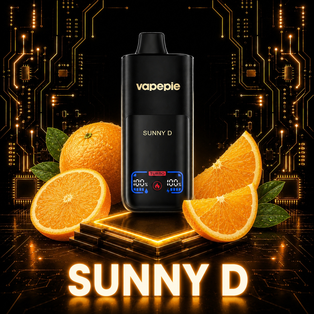 Vapepie 70000 Mega - Appelsin