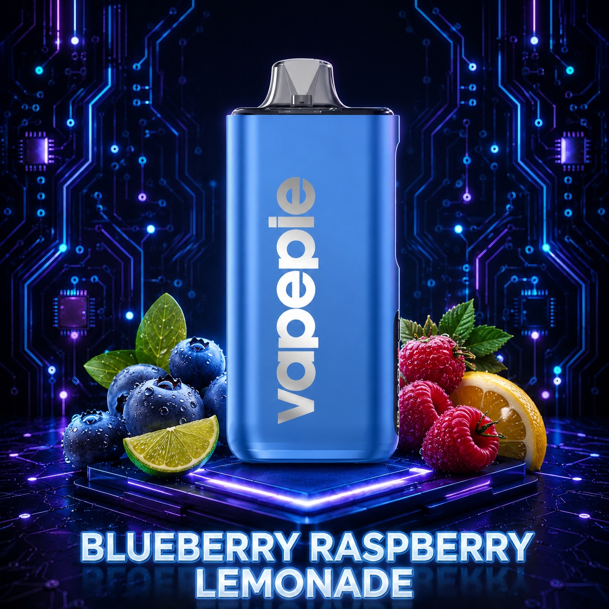 Vapepie 40000 Pro - Blåbær & hindbær lemonade