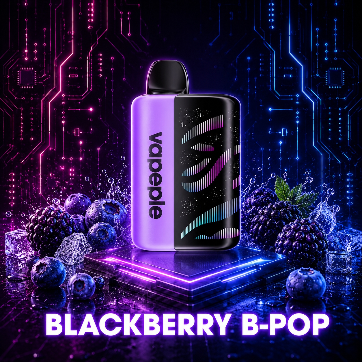 Vapepie 35000 Puffs - Brombær Soda