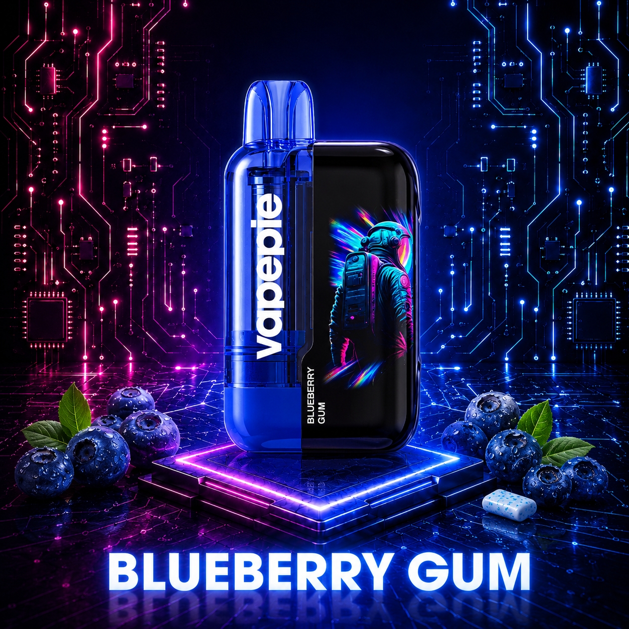 Vapepie 30000 Ultra - Blåbær tyggegummi