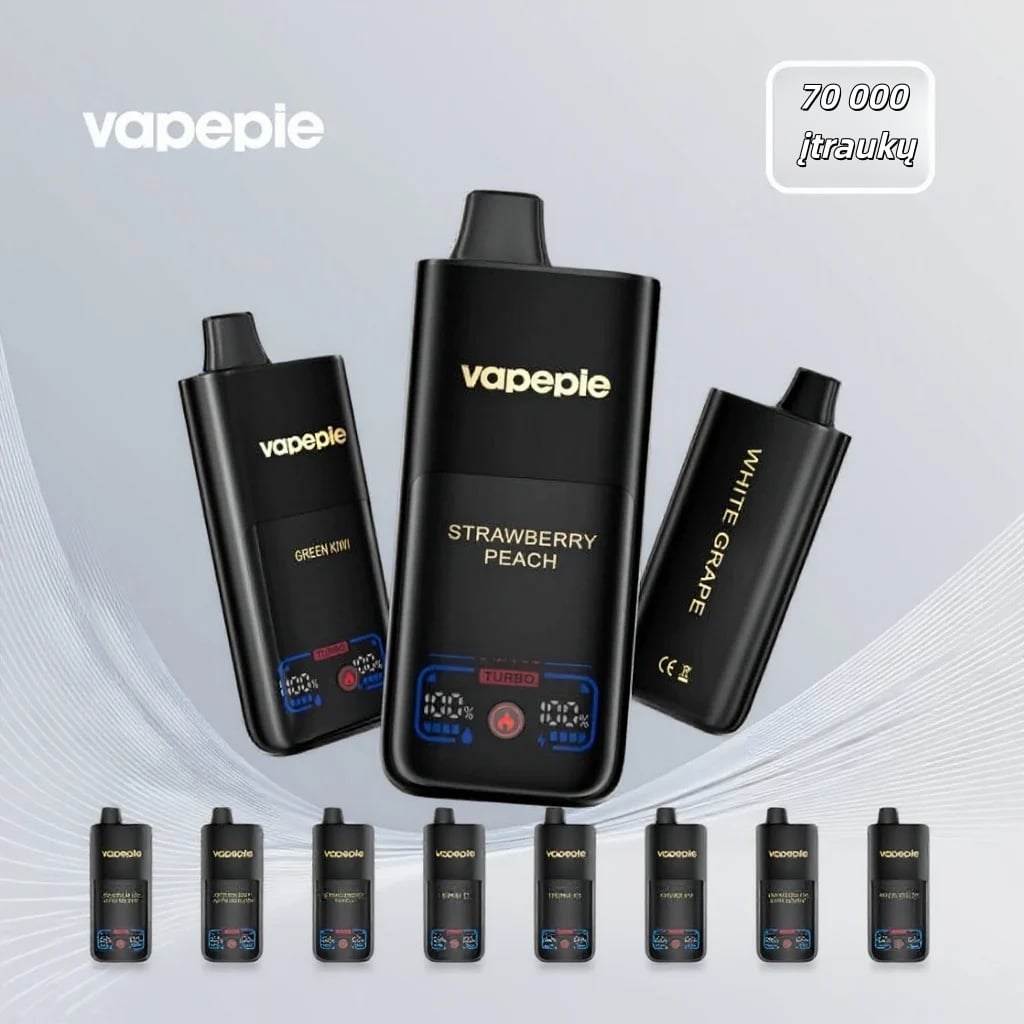 VAPEPIE Mega 70000 pūkščių
