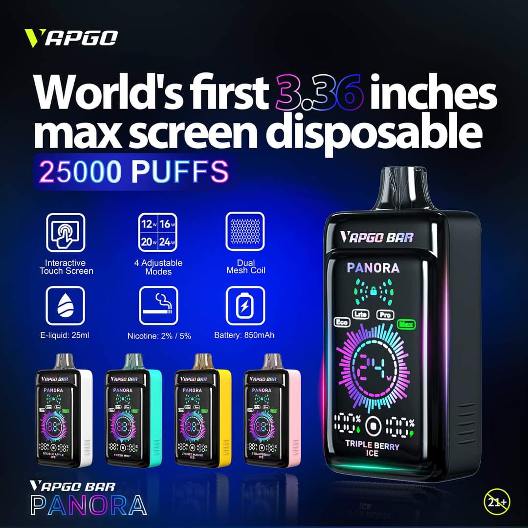 VAPGO BAR Panora 25000 PUFFS