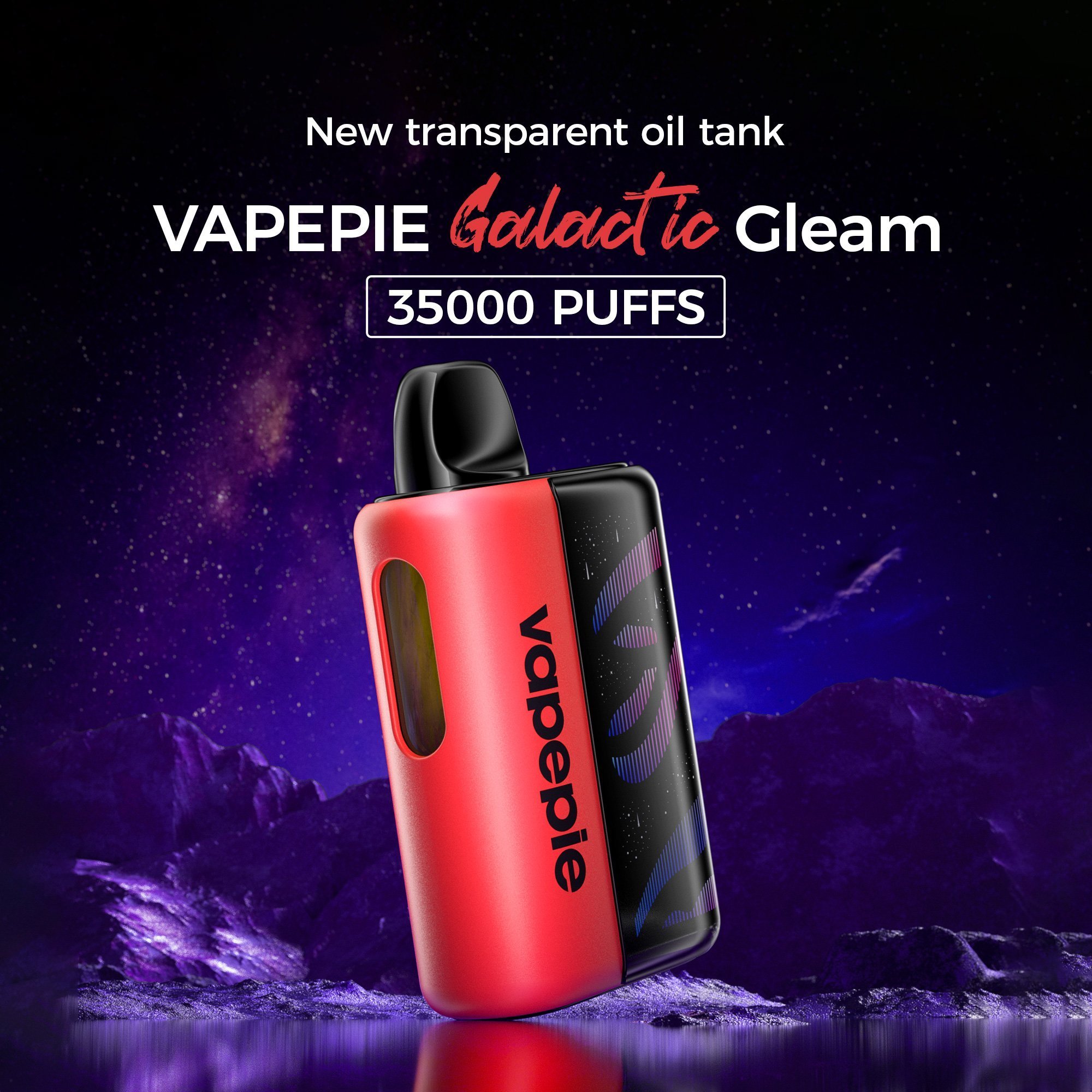 Pomarańczowy FCUKING FAB - Vapepie Galactic Gleam 35000 Puffs