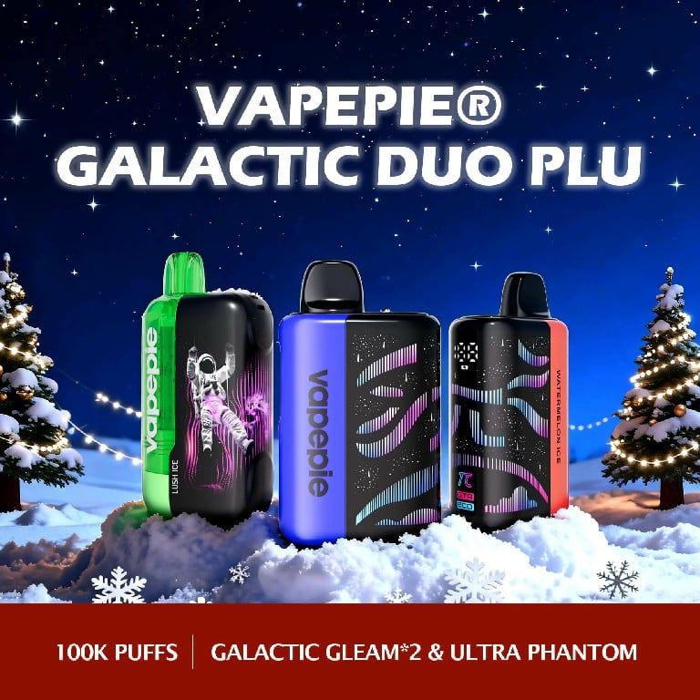 Vapepie Galactic Duo Plus 100k Puff (Galactic Gleam*2 & Ultra Phantom*1) Deutsche Einweg-E-Zigarette