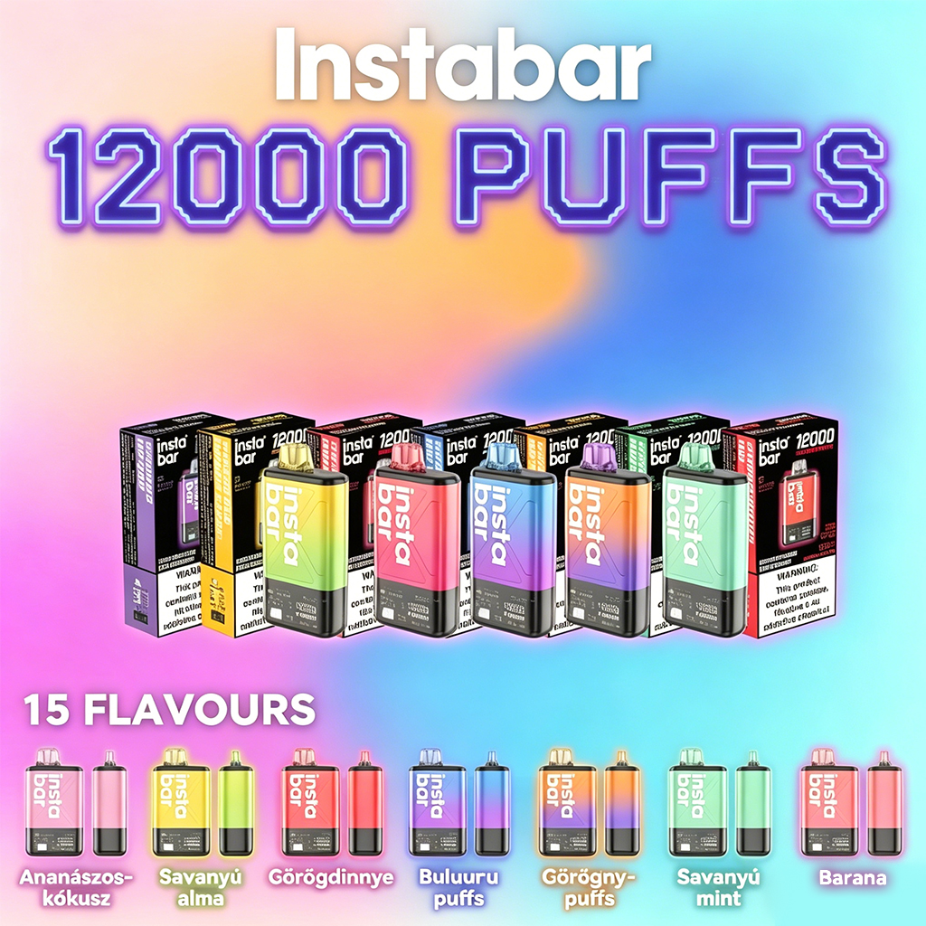 🌟 Posebna izdaja za kitajsko novo leto 🎶 INSTABAR IU12000 PUFFS — Najbolj vroča slovenska izbira! 🏆