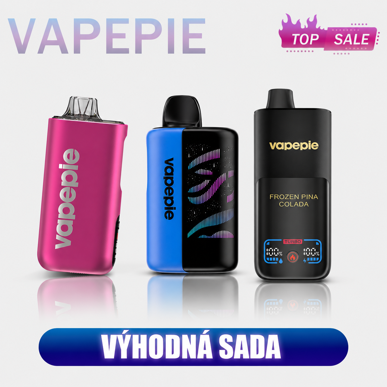 Extra výhodný balíček Vapepie 70K / 45K / 40K – kombinujte příchutě podle sebe