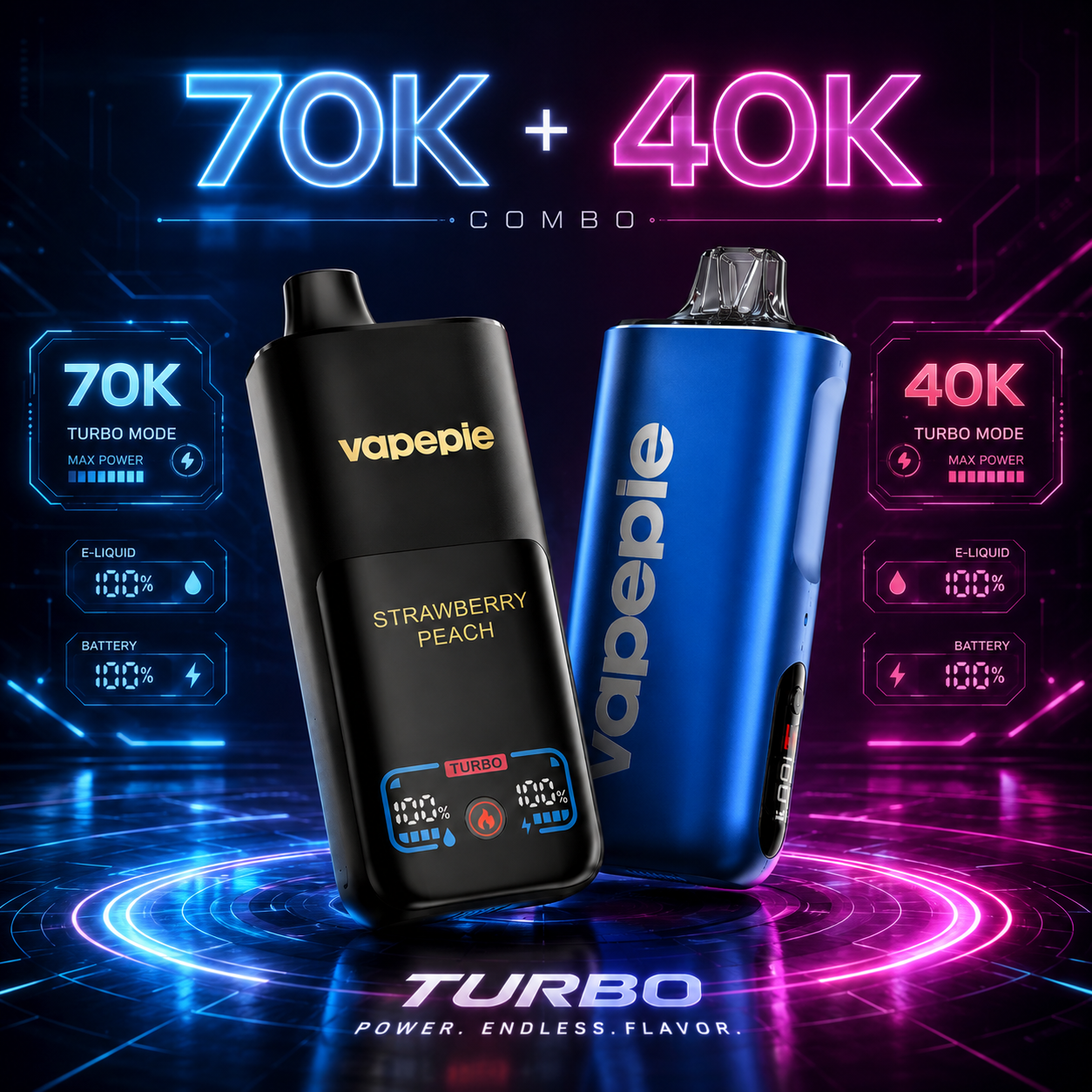 Vapepie 70K + 40K: Mix, který se neomrzí