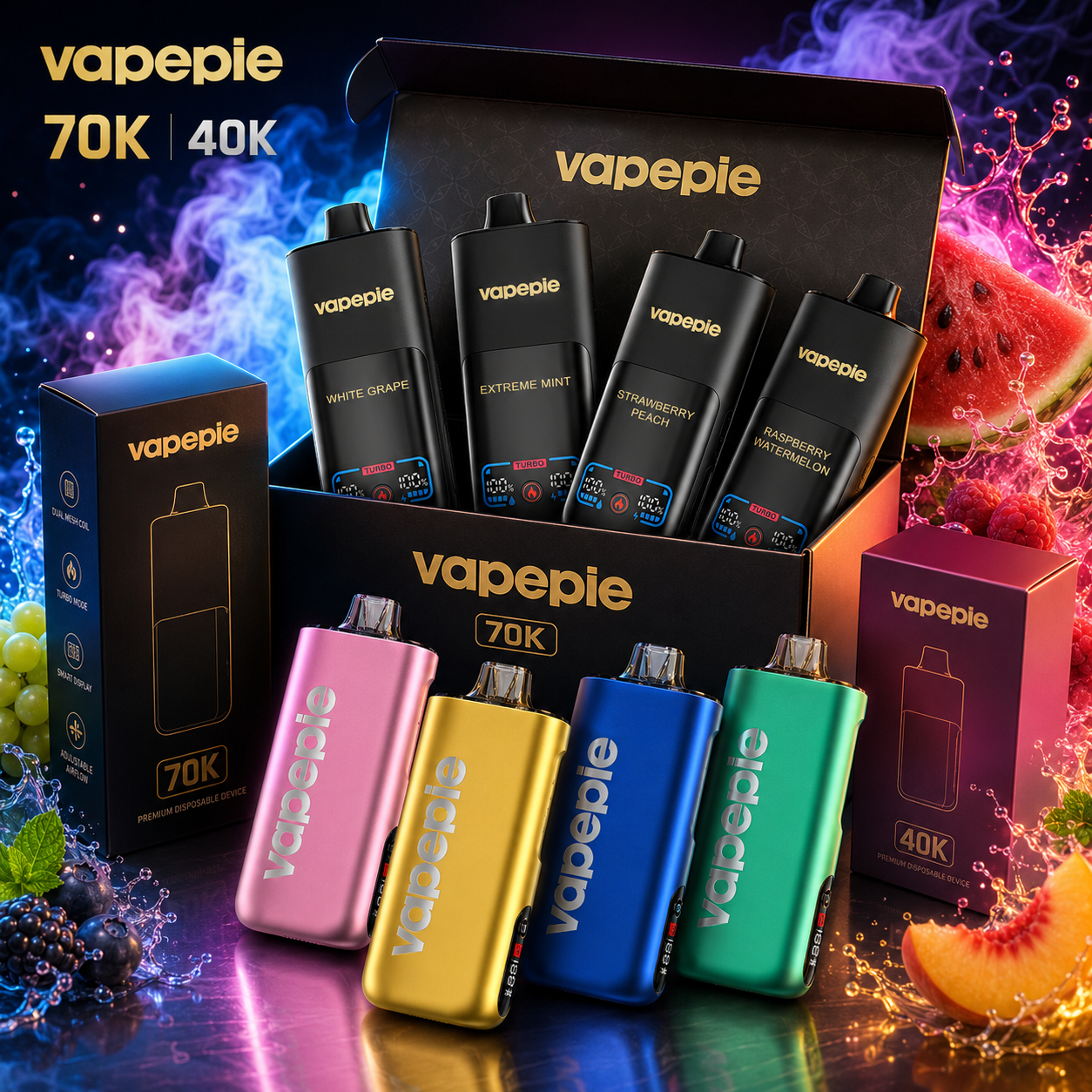 Vapepie 70K + 40K: Mix, který se neomrzí